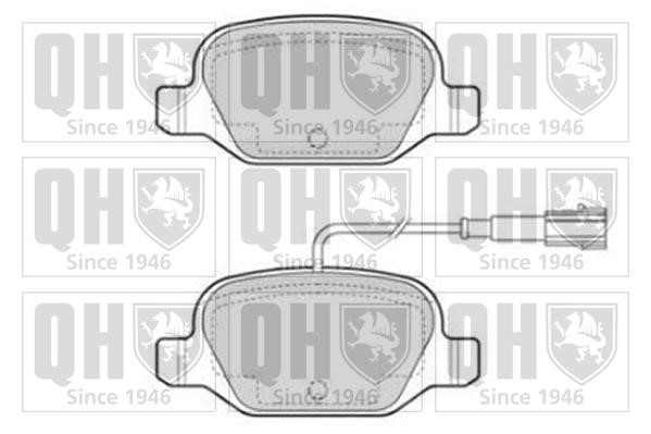 Quinton Hazell BP1852 Brake Pad Set, disc brake BP1852