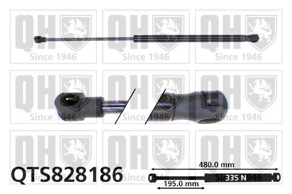 Quinton Hazell QTS828186 Gas Spring, boot-/cargo area QTS828186