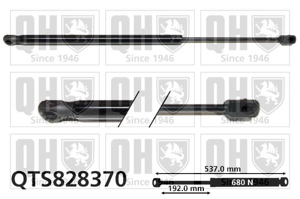 Quinton Hazell QTS828370 Gas Spring, boot-/cargo area QTS828370