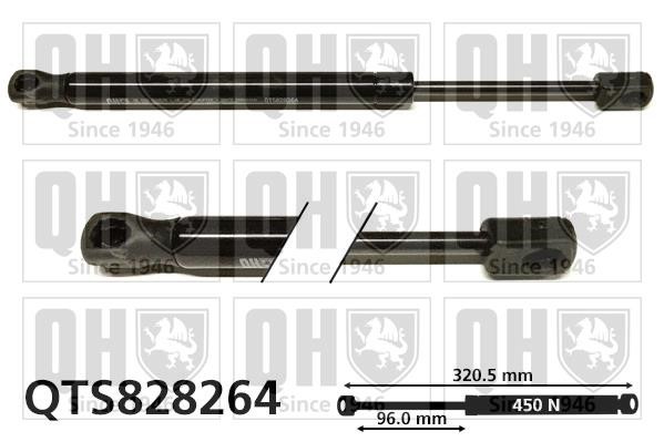Quinton Hazell QTS828264 Gas Spring, boot-/cargo area QTS828264
