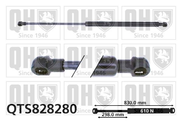 Quinton Hazell QTS828280 Gas Spring, boot-/cargo area QTS828280