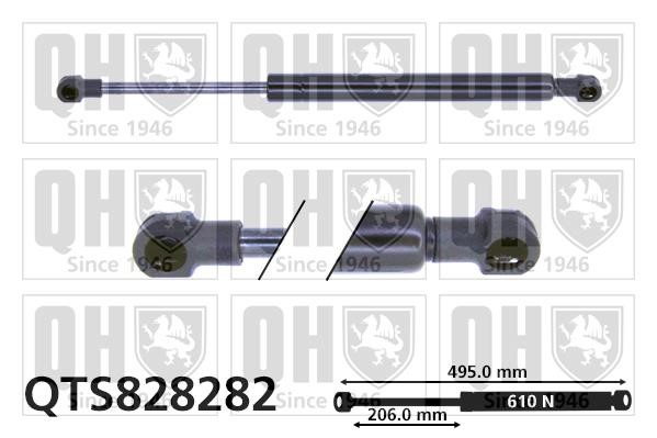 Quinton Hazell QTS828282 Gas Spring, boot-/cargo area QTS828282