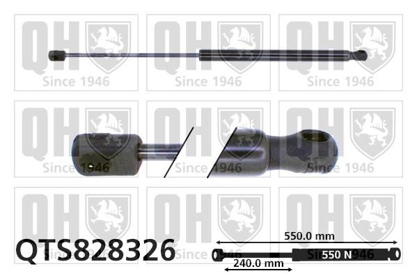 Quinton Hazell QTS828326 Gas Spring, boot-/cargo area QTS828326