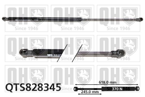 Quinton Hazell QTS828345 Gas Spring, boot-/cargo area QTS828345