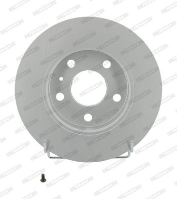 Ferodo DDF1044C Rear brake disc, non-ventilated DDF1044C