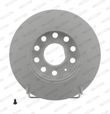 Ferodo DDF1276C Rear brake disc, non-ventilated DDF1276C
