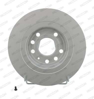 Ferodo DDF1288C Rear brake disc, non-ventilated DDF1288C