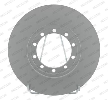 Ferodo DDF1537C Rear brake disc, non-ventilated DDF1537C