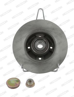 Ferodo DDF1571-1 Rear brake disc, non-ventilated DDF15711