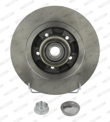 Ferodo DDF1734-1 Rear brake disc, non-ventilated DDF17341