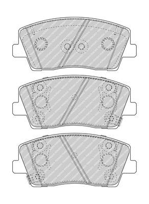 Ferodo FDB5045 FERODO PREMIER disc brake pads, set FDB5045