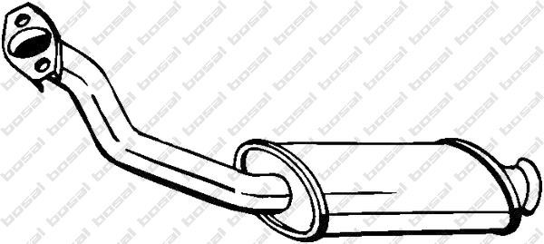 Klokkerholm 135-073 Front Silencer 135073