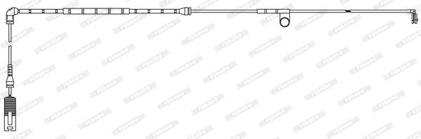 Ferodo FWI400 Warning contact, brake pad wear FWI400