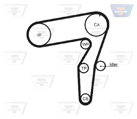  KT 1339 Timing Belt Kit KT1339