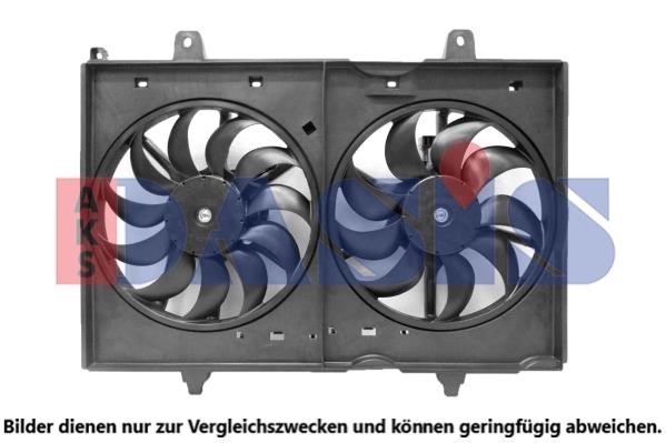 Dasis 078002N Hub, engine cooling fan wheel 078002N