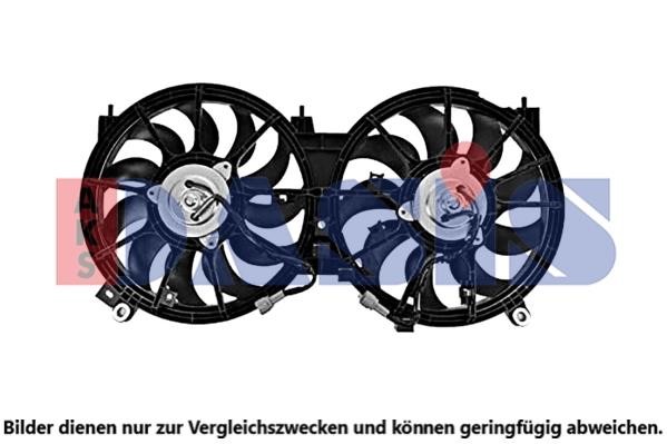 Dasis 078004N Hub, engine cooling fan wheel 078004N