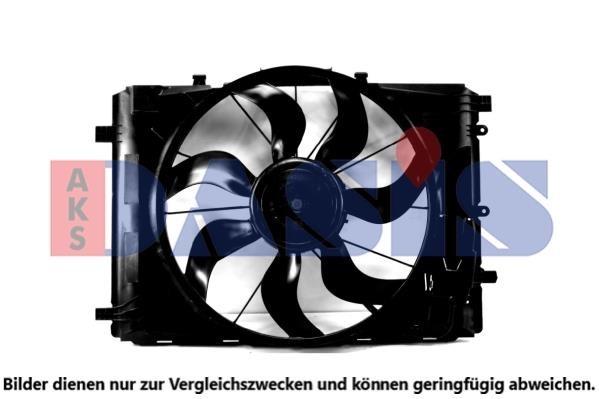 Dasis 128196N Fan, radiator 128196N