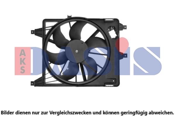 Dasis 188054N Hub, engine cooling fan wheel 188054N