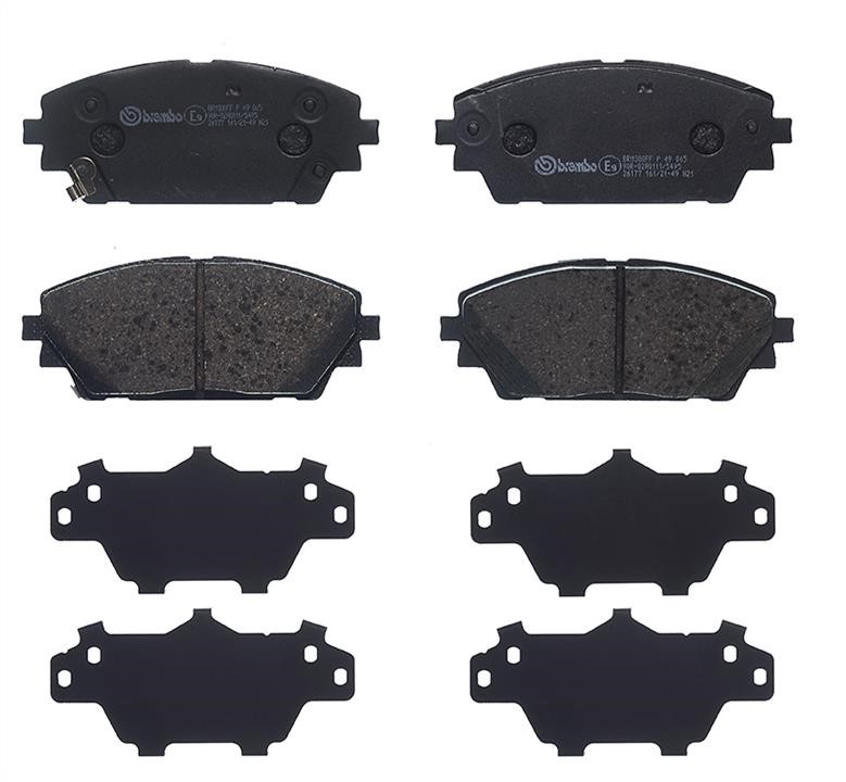Brake pad set Brembo P 49 065