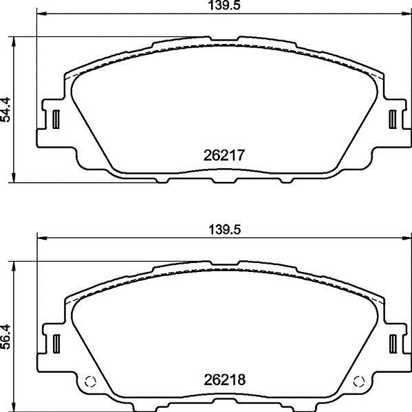 Brake pad set Brembo P 83 175