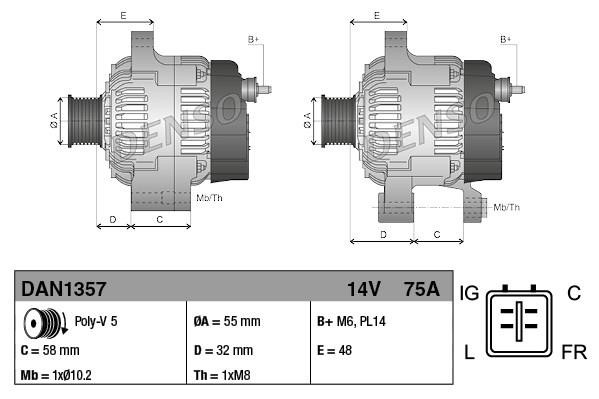 Buy DENSO DAN1357 at a low price in United Arab Emirates!