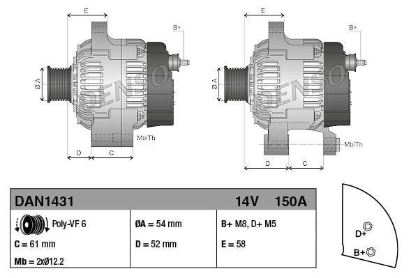 Buy DENSO DAN1431 at a low price in United Arab Emirates!