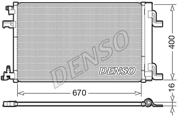 DENSO DCN20002 Cooler Module DCN20002