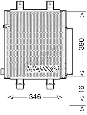 DENSO DCN35004 Cooler Module DCN35004