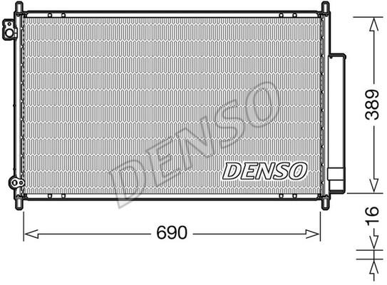 DENSO DCN40016 Cooler Module DCN40016