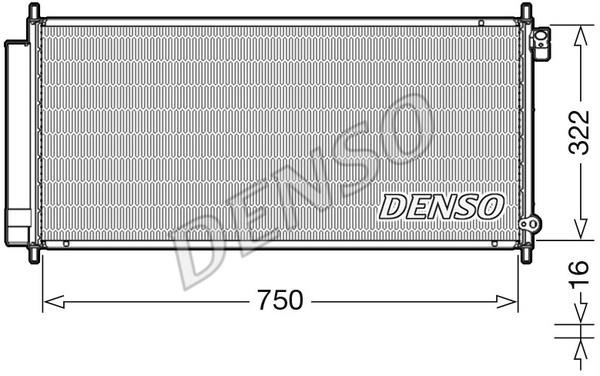 DENSO DCN40017 Cooler Module DCN40017