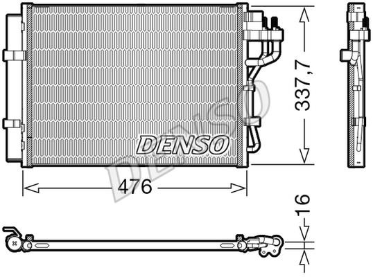 DENSO DCN41023 Cooler Module DCN41023