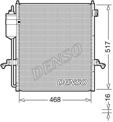 DENSO DCN45004 Cooler Module DCN45004