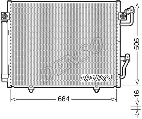 DENSO DCN45005 Cooler Module DCN45005