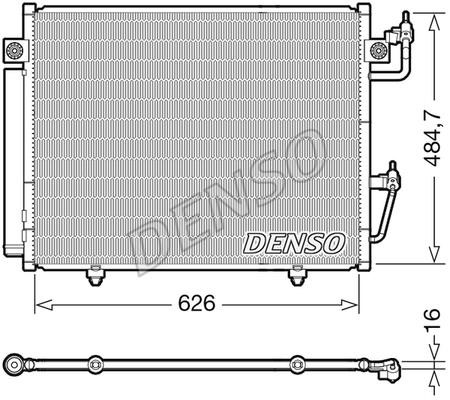 DENSO DCN45009 Cooler Module DCN45009
