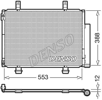 DENSO DCN47007 Cooler Module DCN47007