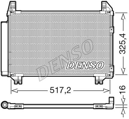 DENSO DCN50101 Cooler Module DCN50101