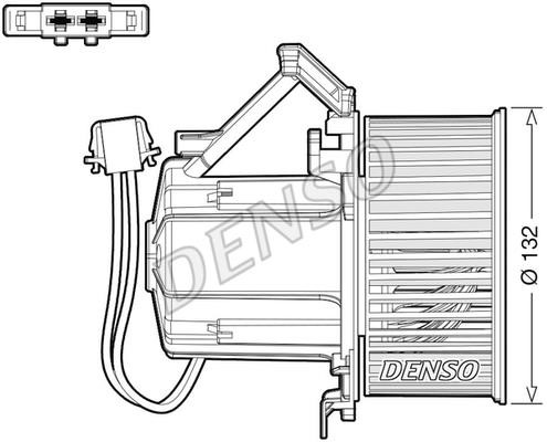 DENSO DEA02009 Fan assy - heater motor DEA02009
