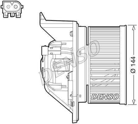 DENSO DEA05005 Fan assy - heater motor DEA05005