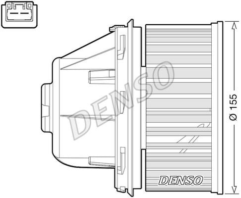 DENSO DEA10053 Fan assy - heater motor DEA10053