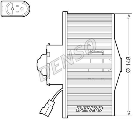 DENSO DEA10054 Fan assy - heater motor DEA10054