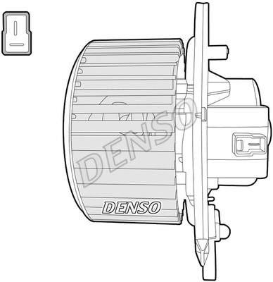 DENSO DEA12004 Fan assy - heater motor DEA12004