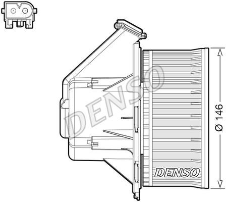 DENSO DEA17032 Fan assy - heater motor DEA17032