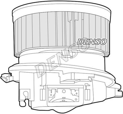 DENSO DEA21007 Fan assy - heater motor DEA21007