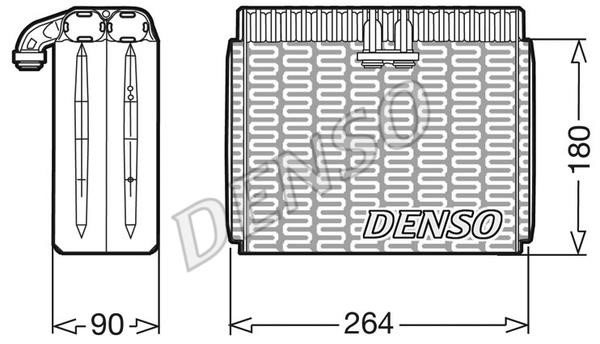 DENSO DEV01002 Air conditioner evaporator DEV01002