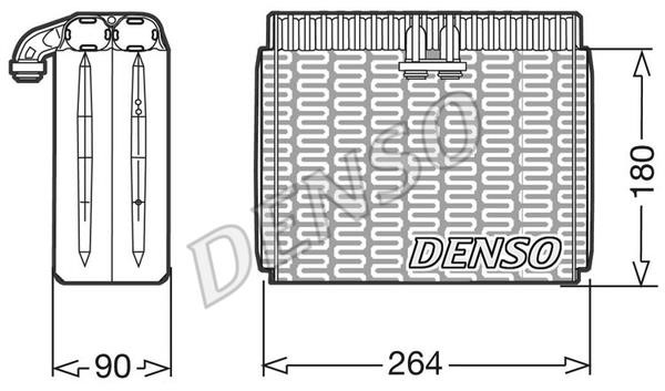 DENSO DEV01010 Air conditioner evaporator DEV01010