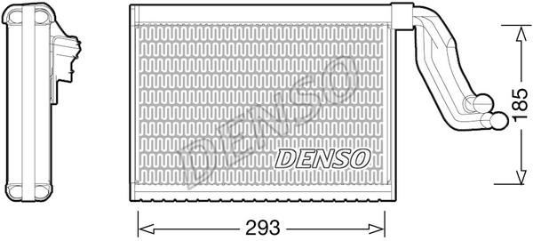 DENSO DEV05001 Air conditioner evaporator DEV05001
