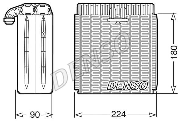 DENSO DEV09003 Air conditioner evaporator DEV09003