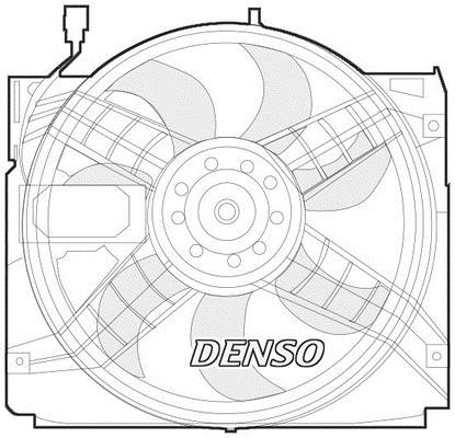 DENSO DER05004 Hub, engine cooling fan wheel DER05004