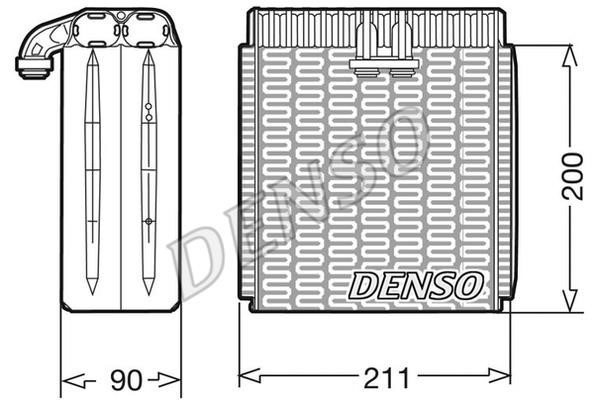 DENSO DEV12001 Air conditioner evaporator DEV12001