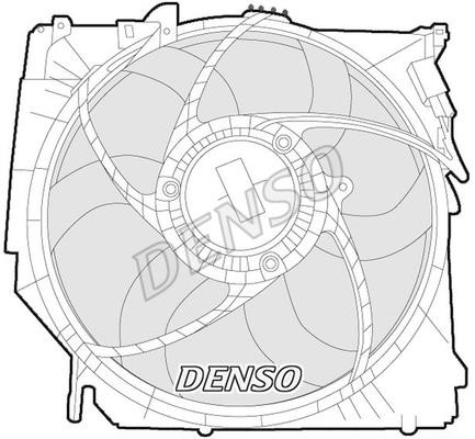 DENSO DER05005 Hub, engine cooling fan wheel DER05005